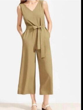 Everlane green jumpsuit